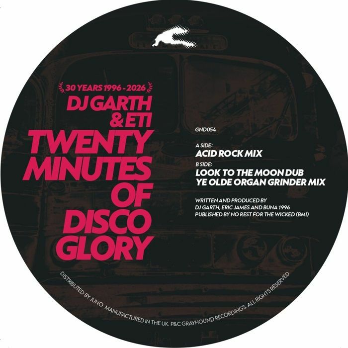 DJ Garth / Eti-Twenty Minutes Of Disco Glory [30th Anniversary reissue]
