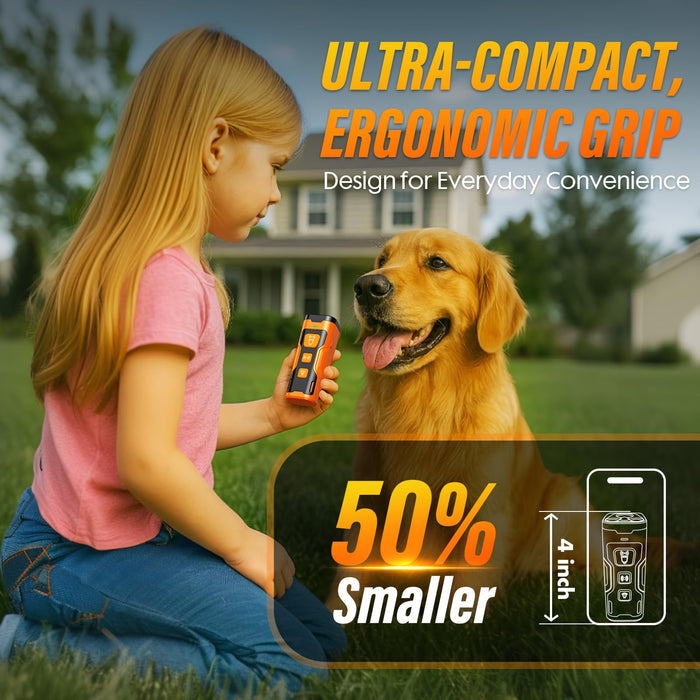 Dog Bark Control Device | Ultrasonic Training Aid – Humane & Portable