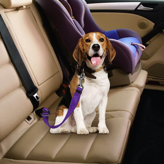 Dog Car Safety Seat Belt | Adjustable Pet Seat Belt for Secure Travel