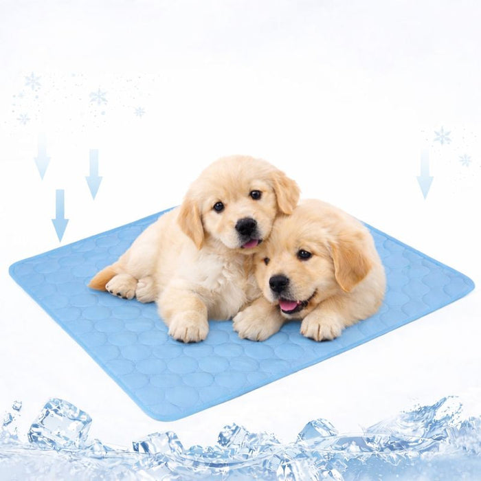 Dog & Cat Cooling Mat – Extra Large Self‑Cooling Pet Mat for Summer Heat