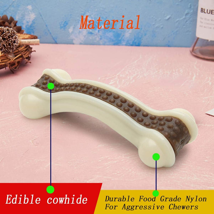 Dog Chew Bone | Durable Nylon Toy – Aggressive Chewer Dental Care