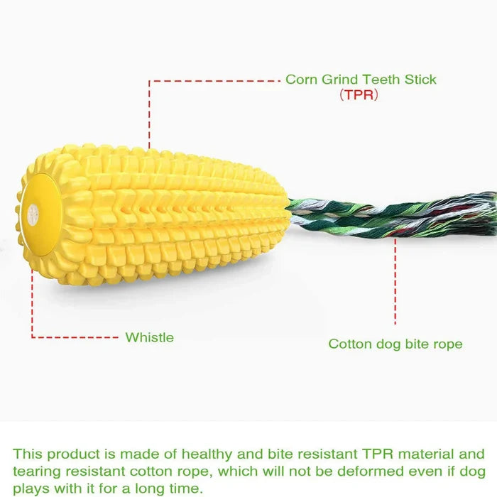 Dog Chew Corn Stick Toys for Aggressive Chewers