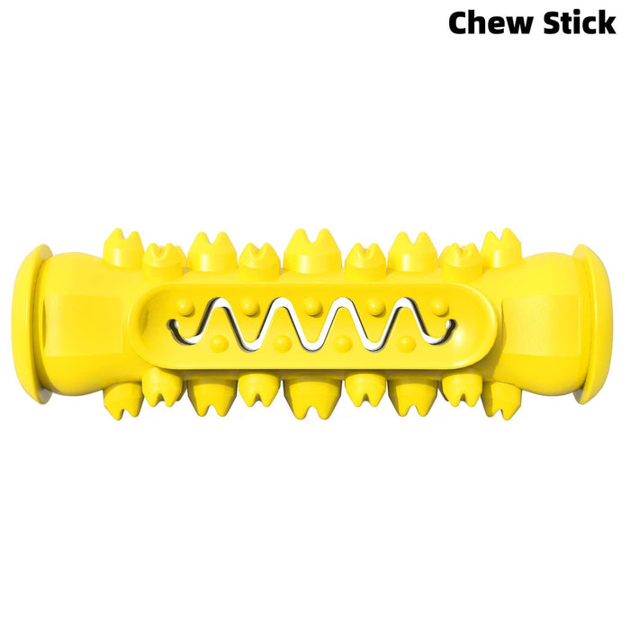 Dog Corn Chew Toy | Dental Cleaning Stick – Tough Rubber Design