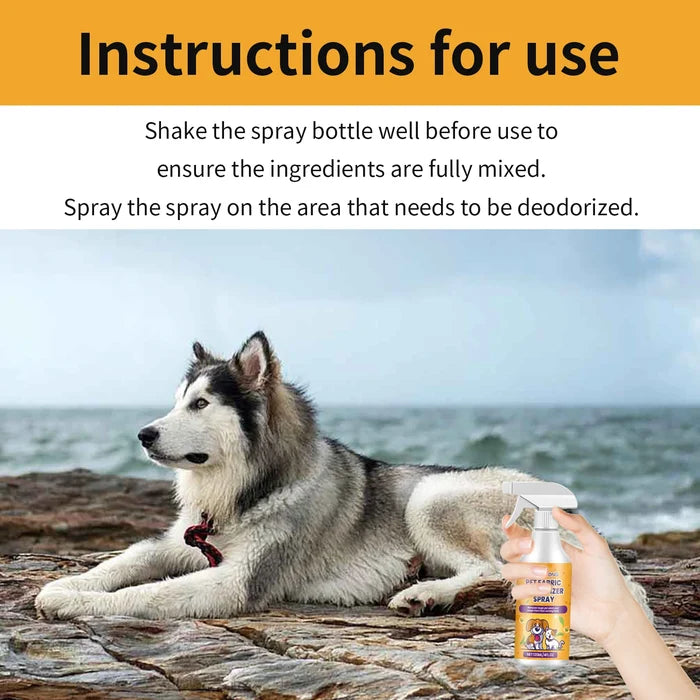 Dog Deodorizing Spray for Dogs – Lavender Pet Perfume & Odor Eliminator