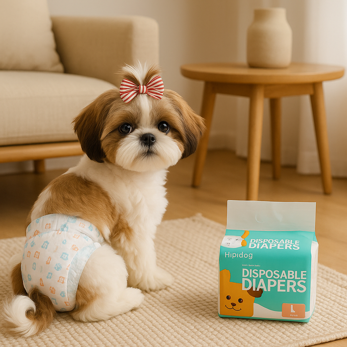 Dog Diapers | Leak-Proof Disposable Pet Diapers with Secure Fit
