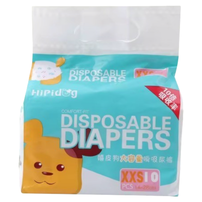 Dog Diapers | Leak-Proof Disposable Pet Diapers with Secure Fit