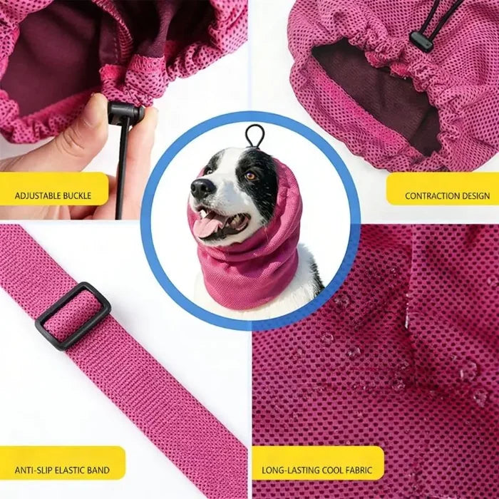 Dog Ear Cover for Grooming & Drying – Calming Dog Hood with Hearing Protection