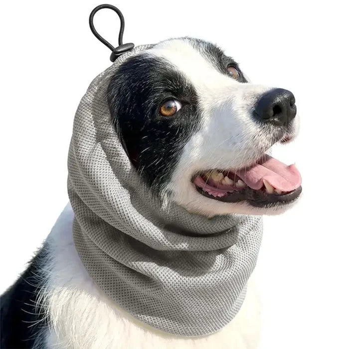 Dog Ear Cover for Grooming & Drying – Calming Dog Hood with Hearing Protection
