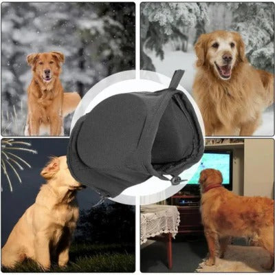 Dog Ear Muffs for Noise Reduction | Soft Comfort Wrap for Loud Environments