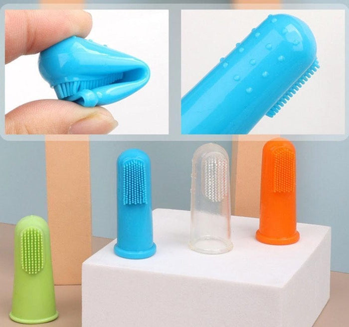 Dog Finger Toothbrush – Silicone Finger Brush for Pet Dental Care