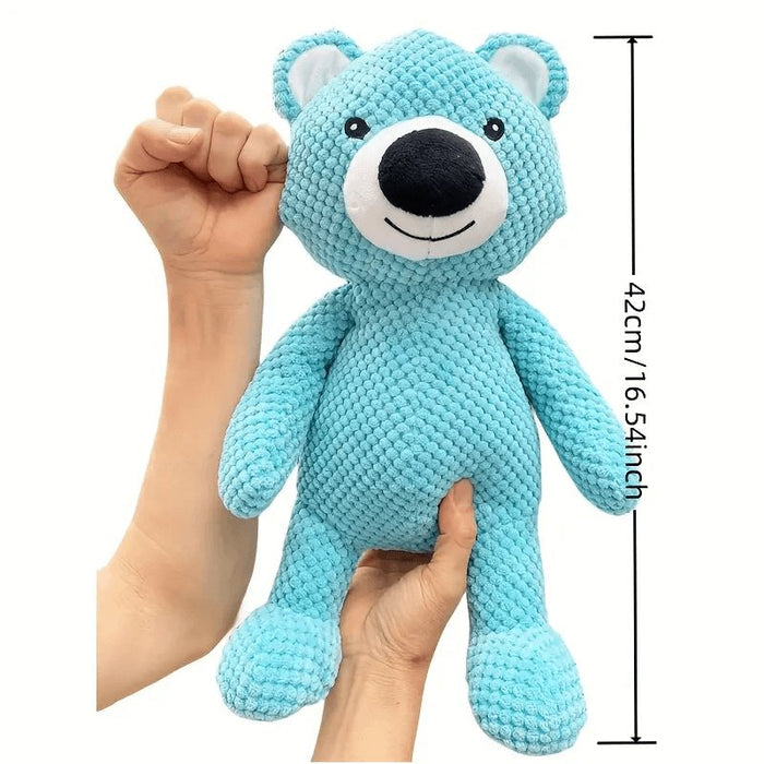 Dog Plush Bear Toy | Extra-Durable Cuddle Chew – For Heavy Chewers