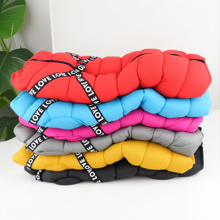 Dog Puffer Jumpsuit | Waterproof Full-Body Winter Warmth