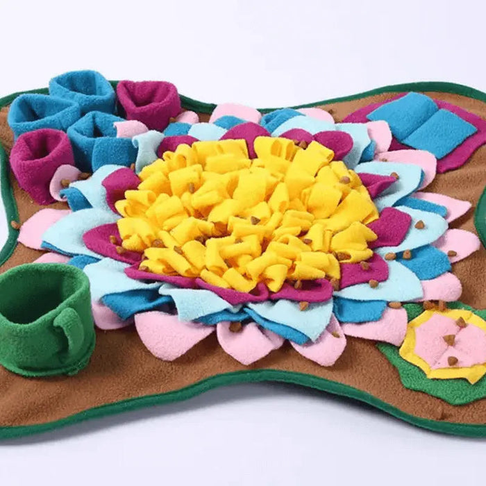 Dog Snuffle Mat – Interactive Nose Work & Treat Feeding Toy