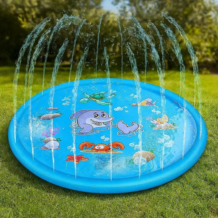 Dog Splash Pad Sprinkler Pool – Summer Water Play Pool for Dogs