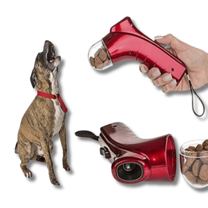 Dog Treat Launcher Toy – Interactive Treat Dispensing Toy for Dogs