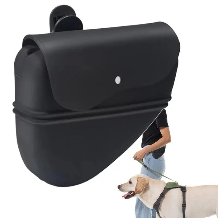 Dog Treat Training Pouch – Silicone Treat Bag with Waist Clip