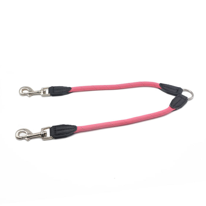 Double-Headed One-to-Two Reflective Nylon Pet Leash