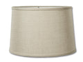 Driftwood Color Burlap Deep Drum Hardback Lampshades