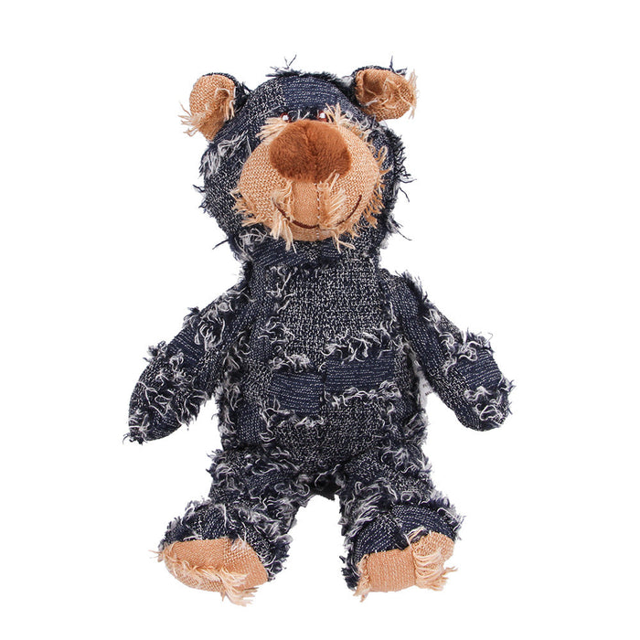 Durable Bear Dog Toy | Interactive Plush Chew Toy for Small & Medium Dogs