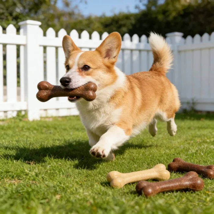 Durable Dog Bone Chew Toy for Aggressive Chewers – Non-Toxic Design
