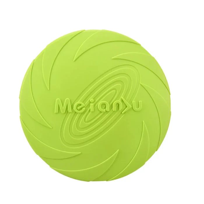 Durable Dog Frisbee Toy – Silicone Flying Disc for Fetch, Training & Outdoor Play