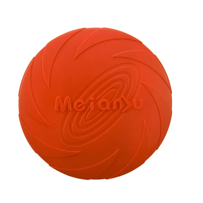 Durable Dog Frisbee Toy – Silicone Flying Disc for Fetch, Training & Outdoor Play