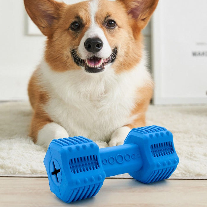 Durable Rubber Interactive Pet Chew Toy with Food Dispenser