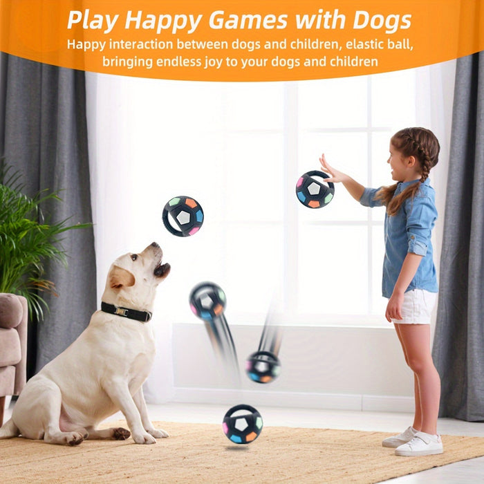 Durable Squeaky Dog Football Toy for Interactive Training & Active Play