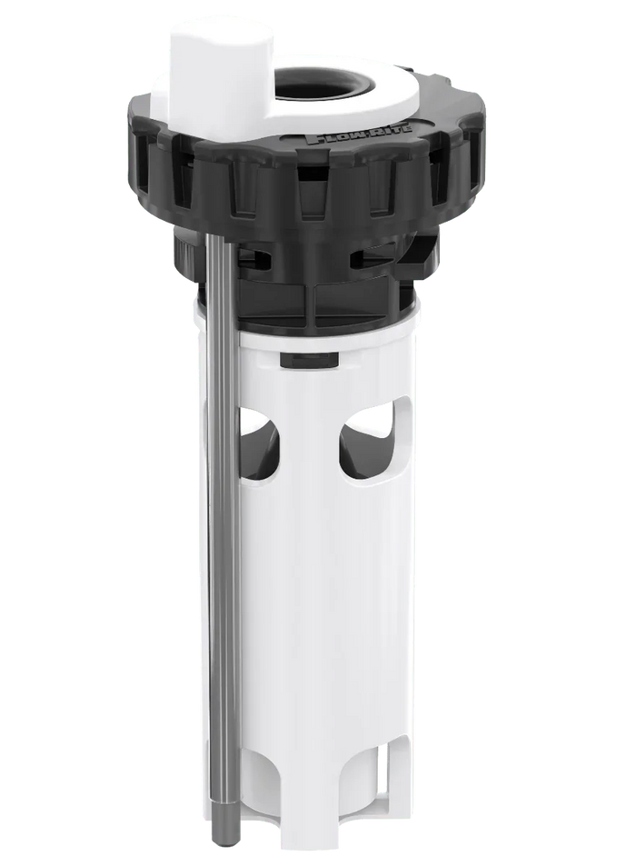Eagle Eye level indicator for valve, featuring a black and white cylindrical body