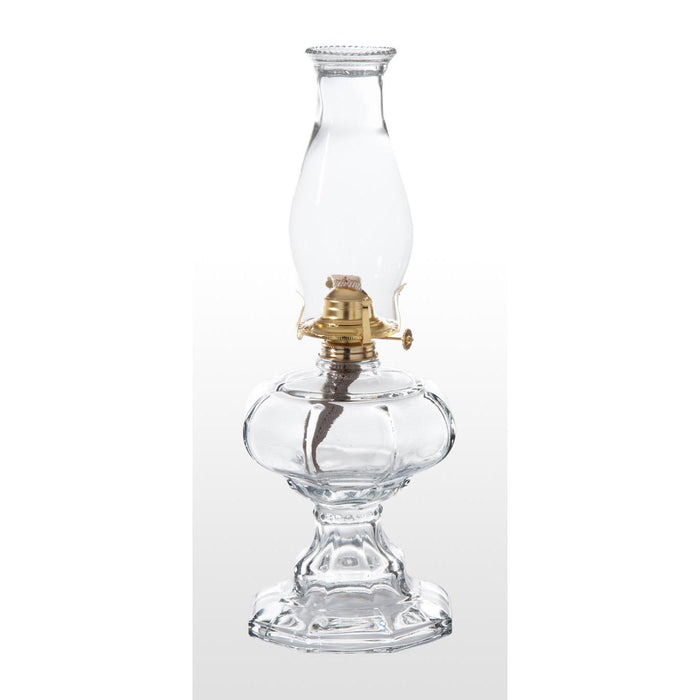 Early Sewing Lamp Pattern Complete Kerosene Lamp with Clear Glass Base (67516C)
