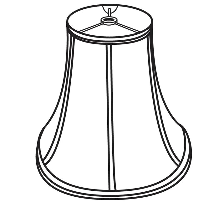Eggshell Tissue Shantung Deluxe Bell Shade
