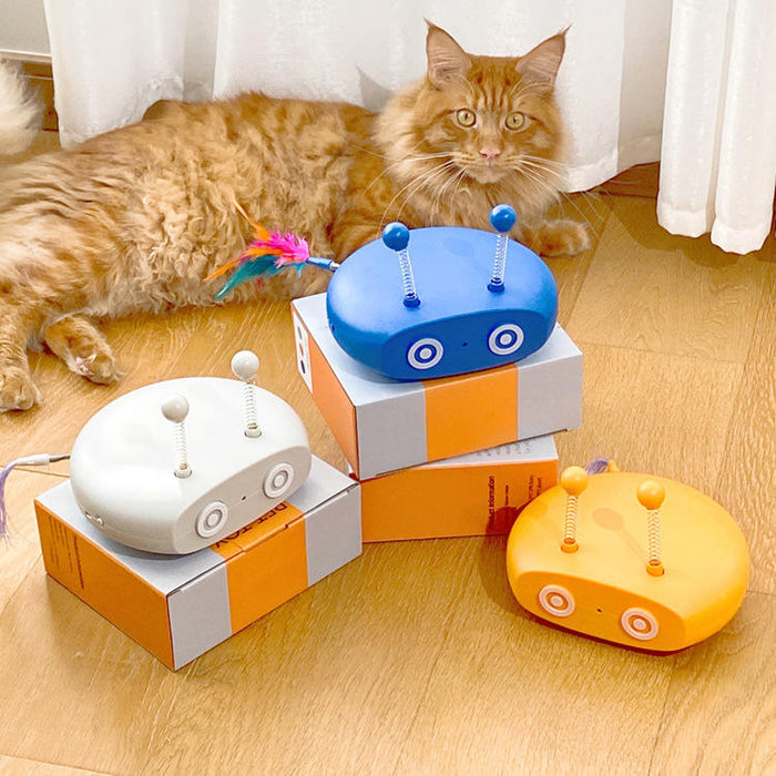 Electric Interactive Pet Toy with Automatic Laser and Movement