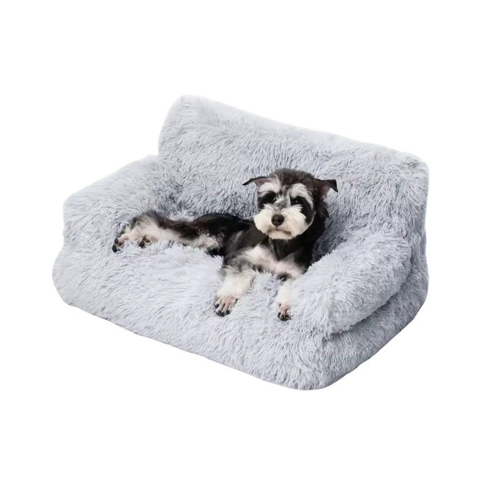 Elevated Pet Sofa Bed | Washable Plush Bed for Small Dogs & Cats