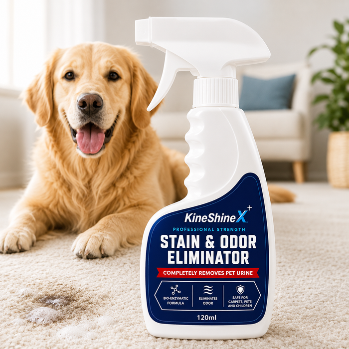 Enzyme Pet Stain & Odor Eliminator – Carpet Cleaner for Cat & Dog Urine