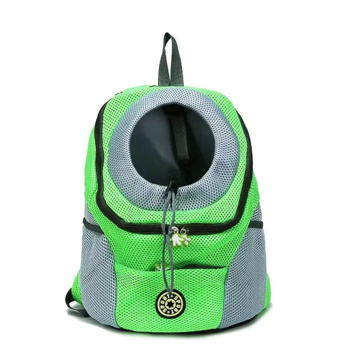 Ergonomic Dog Backpack | Breathable Pet Carrier with Waist Strap for Travel & Hiking