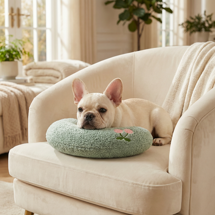 Ergonomic Dog Neck Support Pillow for Restful Sleep – Soft Plush Design