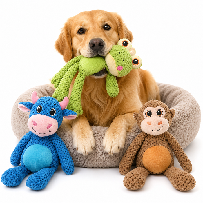 Extra-Large Plush Squeaky Dog & Cat Toy – Tear-Resistant Interactive Toy