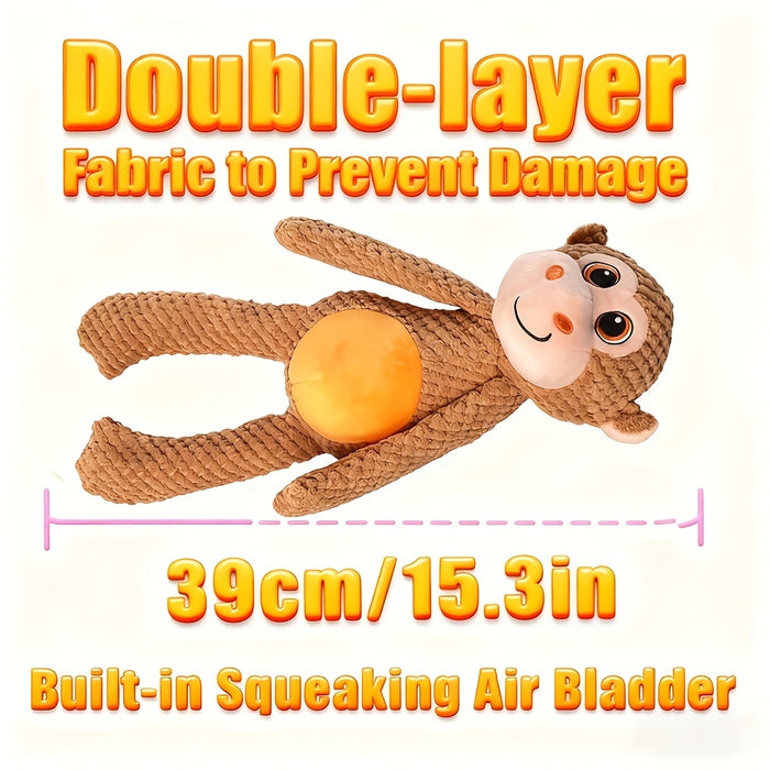 Extra-Large Plush Squeaky Dog & Cat Toy – Tear-Resistant Interactive Toy