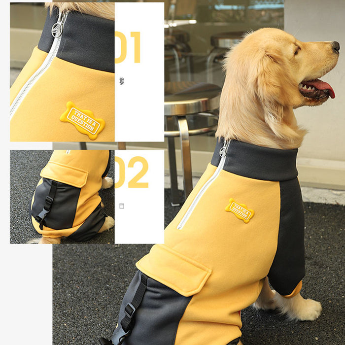 Fashionable Four-Legged Pet Sweater, Warm Clothing