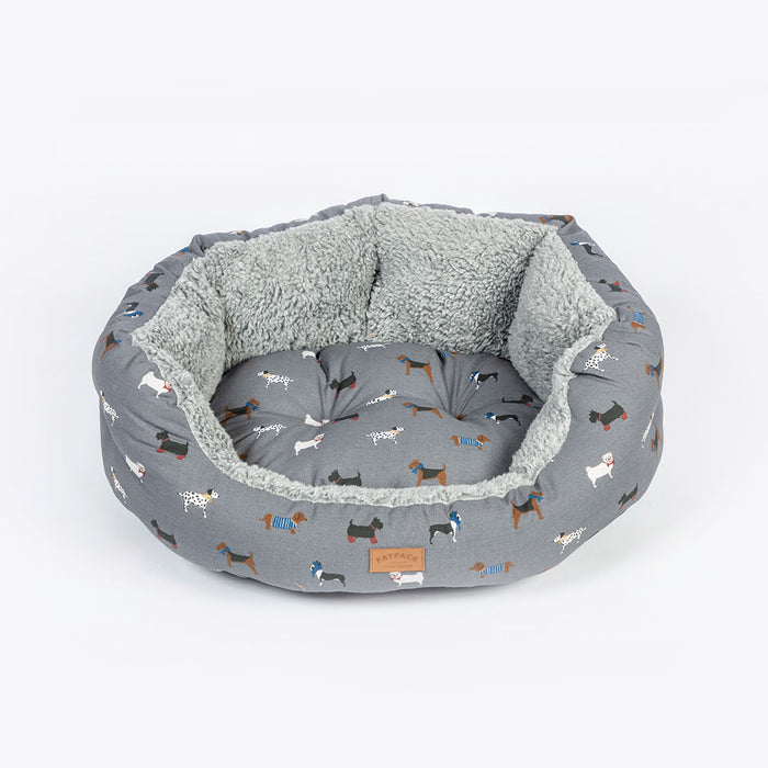 Fatface | Dog Bed | Marching Dogs Deluxe Slumber