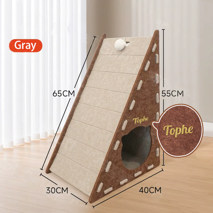 Felt Climb Scratcher | Vertical Cat Tower – No-Mess Claw Care