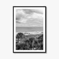 Fernandina Beach Black and White Fine Art Photo Print, Amelia Island Florida Coastal Poster