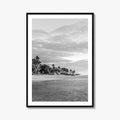 Fiji Black and White Fine Art Photo Print, Mamanuca Islands Wall Decor, Poster