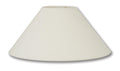 Flare Style Hardback Shades - Eggshell Color, 100% Fine Linen Material