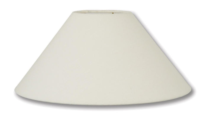 Flare Style Hardback Shades - Eggshell Color, 100% Fine Linen Material