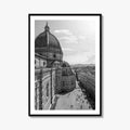 Florence Black and White Fine Art Photo Print, Duomo Santa Maria del Fiore Poster
