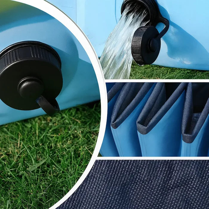 Foldable Dog Swimming Pool – PVC Pet Pool & Dog Bath Tub for Summer