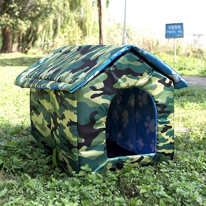 Foldable Outdoor Cat House | Waterproof Shelter for Cats & Small Dogs