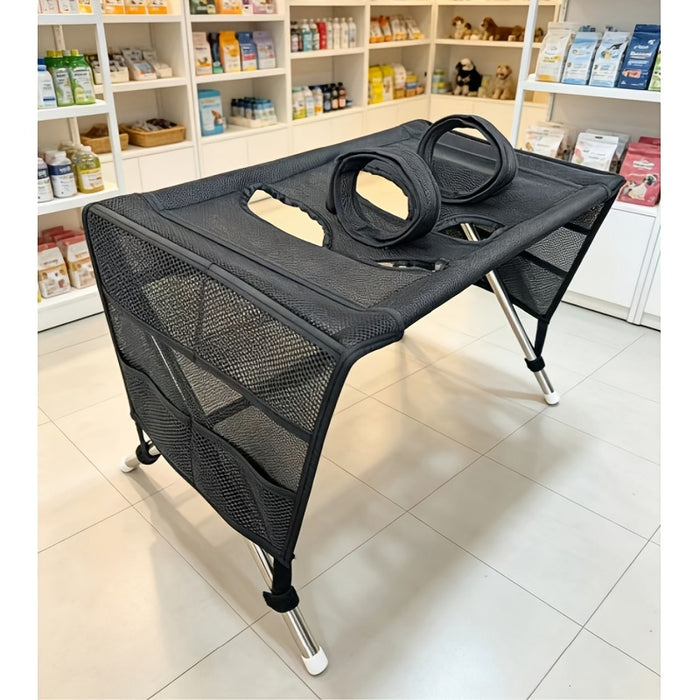 Foldable Pet Grooming Table with Hammock for Dogs & Cats Home Care