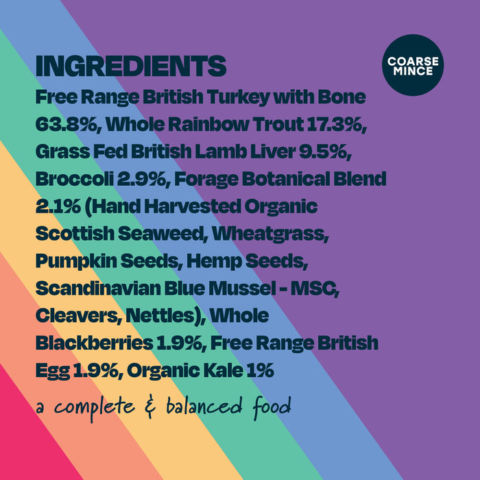Forage: Turkey & Rainbow Trout - Naturaw